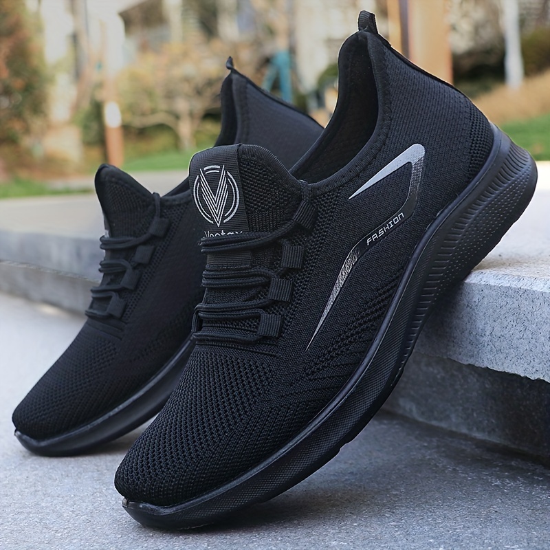 mens lightweight sneakers breathable athletic shoes running basketball workout gym details 0