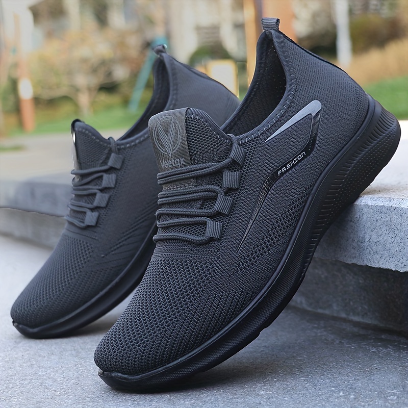 mens lightweight sneakers breathable athletic shoes running basketball workout gym details 1